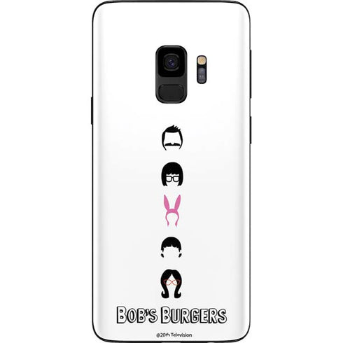Bobs Burgers Silhouette Galaxy S9 Skin